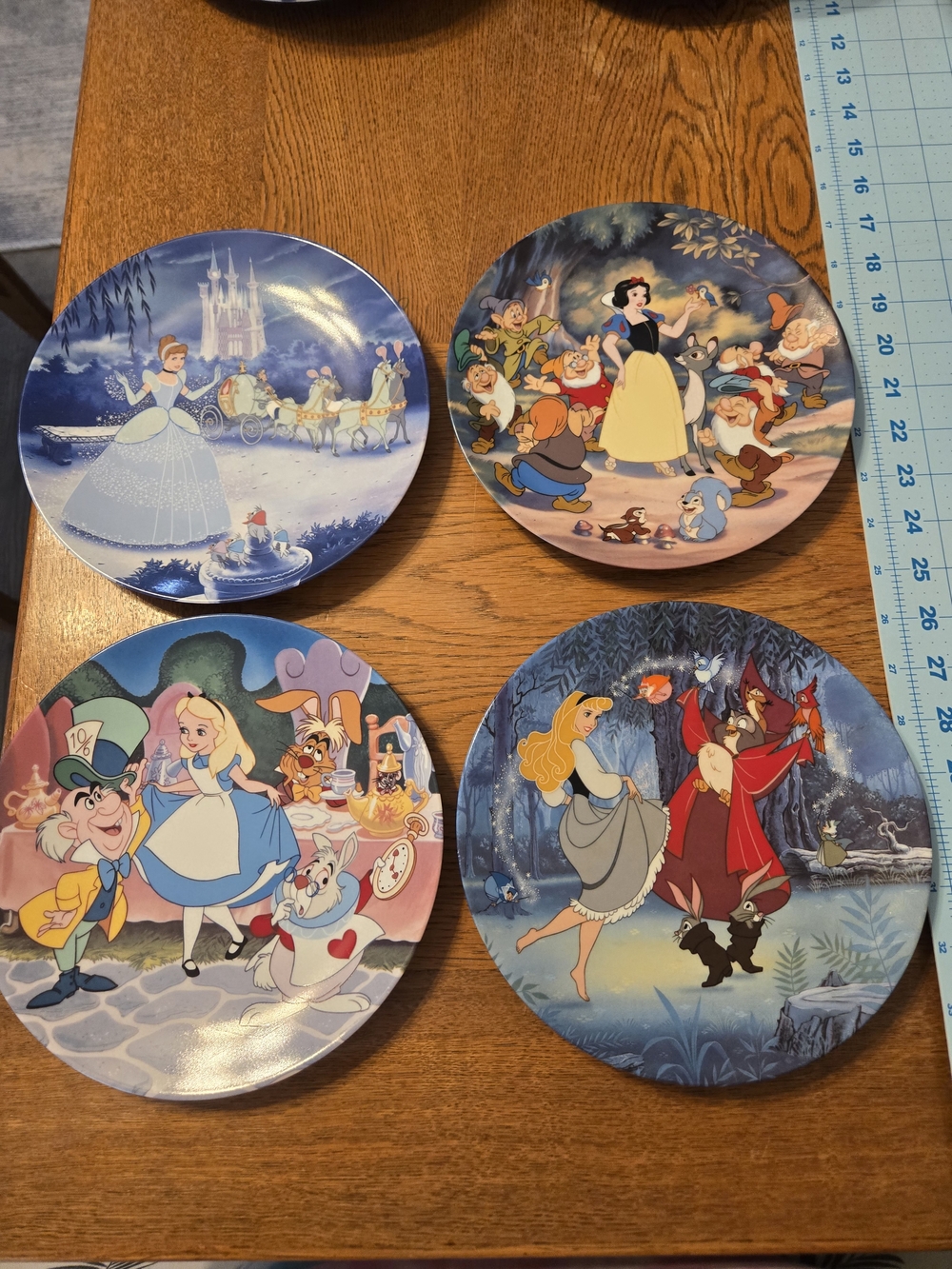 Disney Collectible Decorative Plate Set - Multi-Color